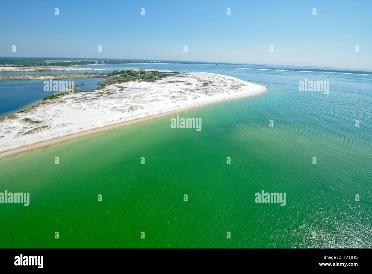 An Aerial View of Pensacola Beach, Florida, USA Stock Photo - Alamy