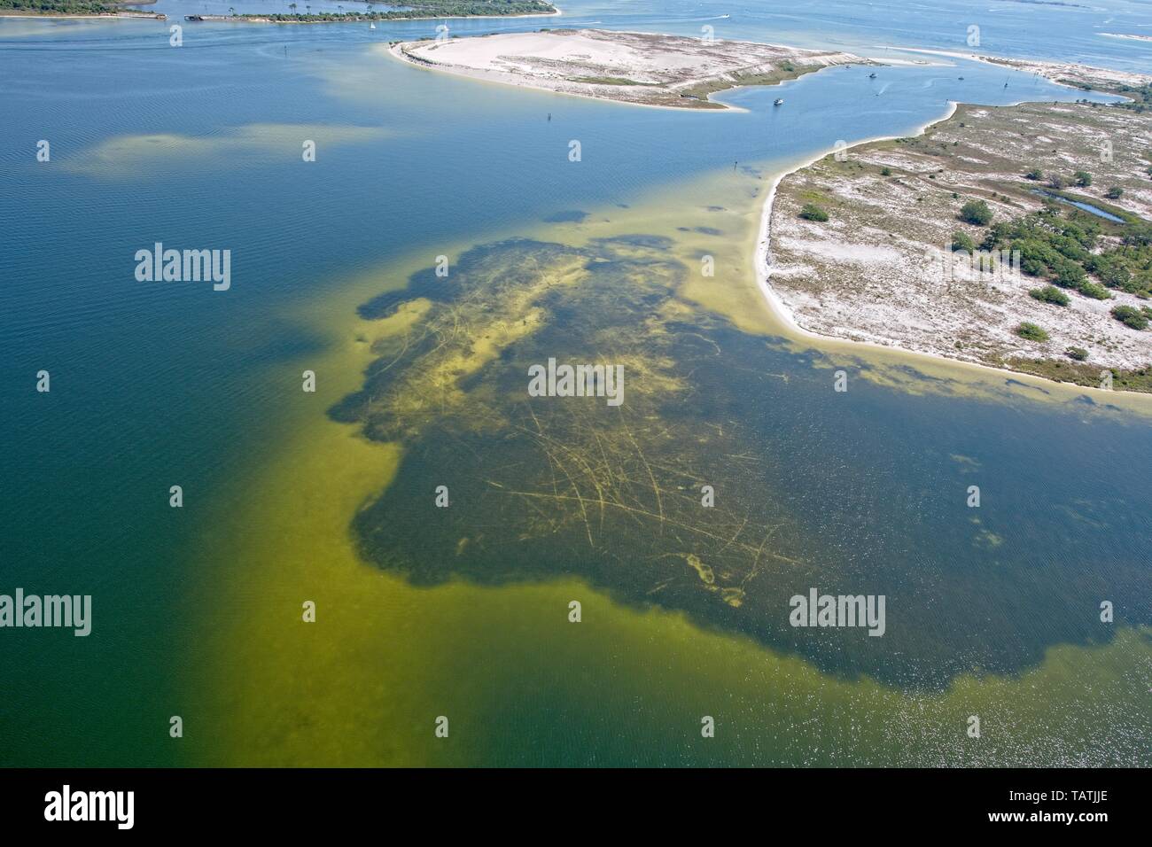 An Aerial View of Pensacola Beach, Florida, USA Stock Photo - Alamy