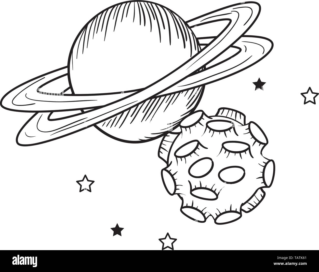 Solar System Planets Black and White Stock Photos & Images - Alamy