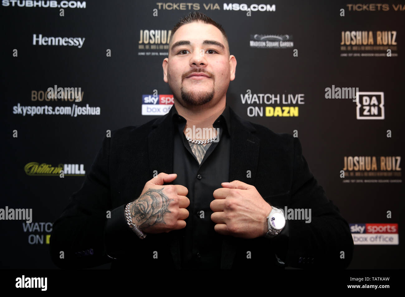 Andy Ruiz Jr at the Mondrian Park Avenue, New York Stock Photo - Alamy
