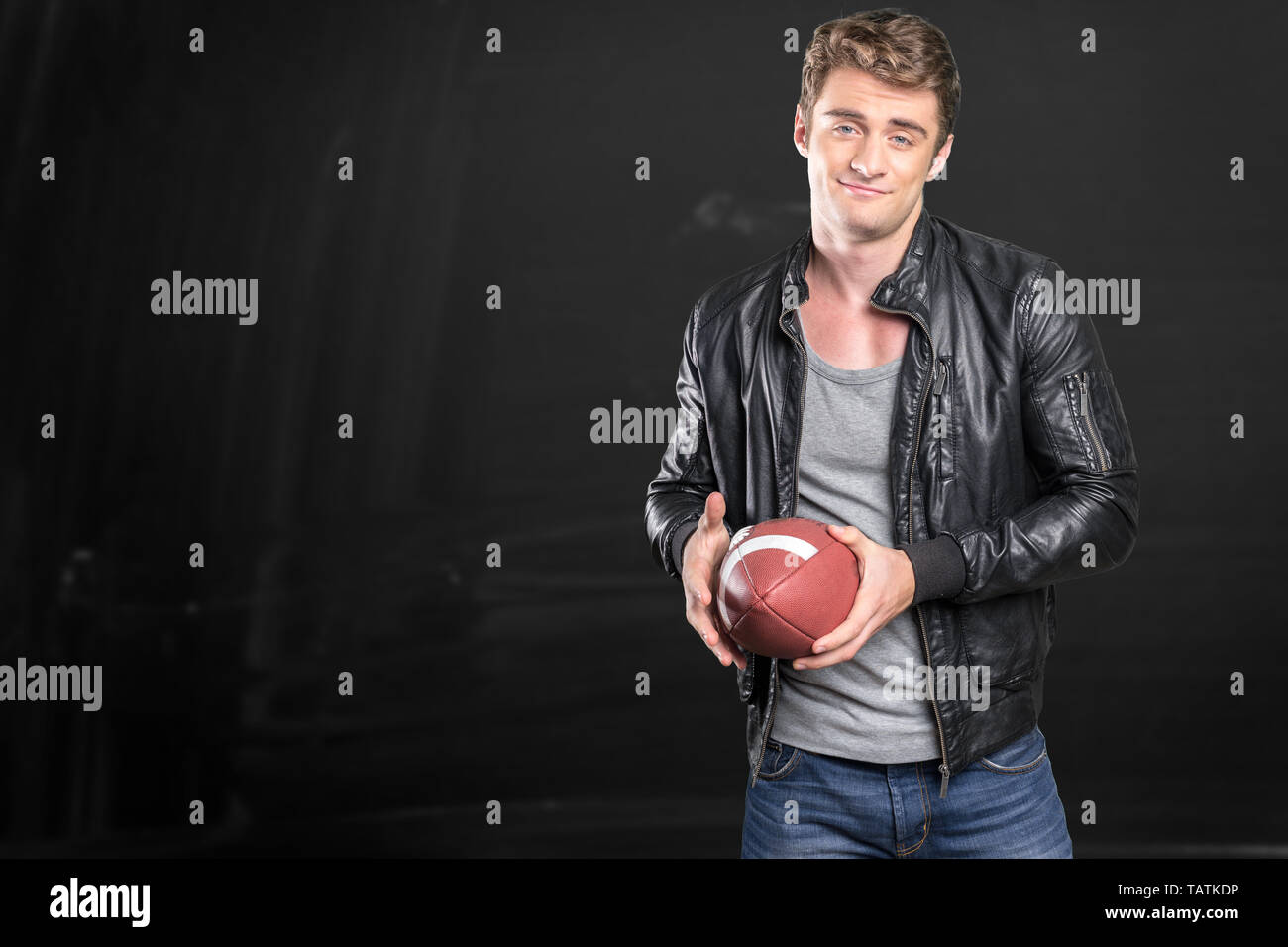 Man Holding Football · Free Stock Photo