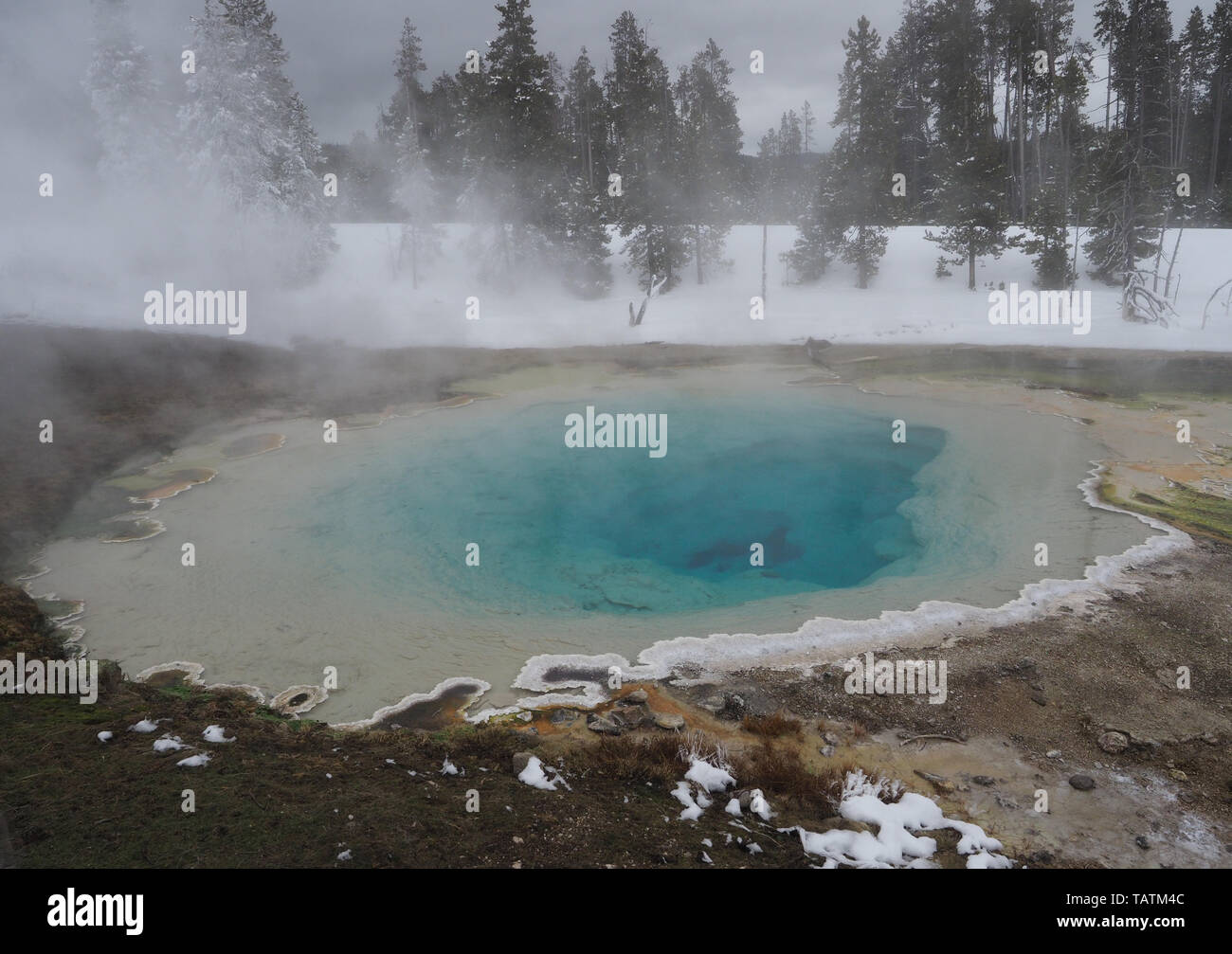 Fountain Paint Pots Trail in Yellowstone National Park