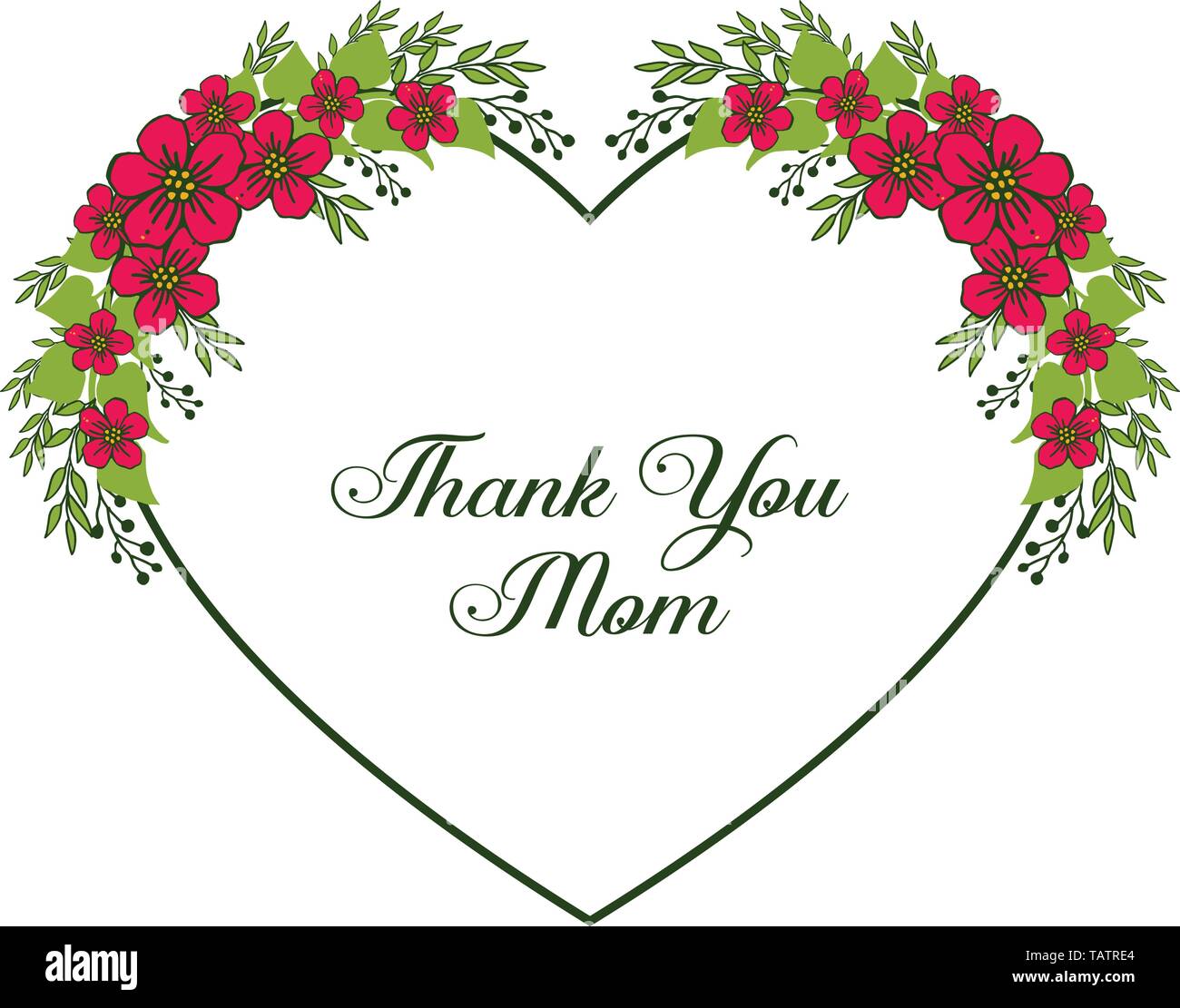 Vector Illustration Card Thank You Mom With Beauty Red Flower Frame Hand Drawn Stock Vector Image Art Alamy Vector Illustration Card Thank You Mom With Beauty Red Flower Frame Hand Drawn Stock Vector Image Art Alamy