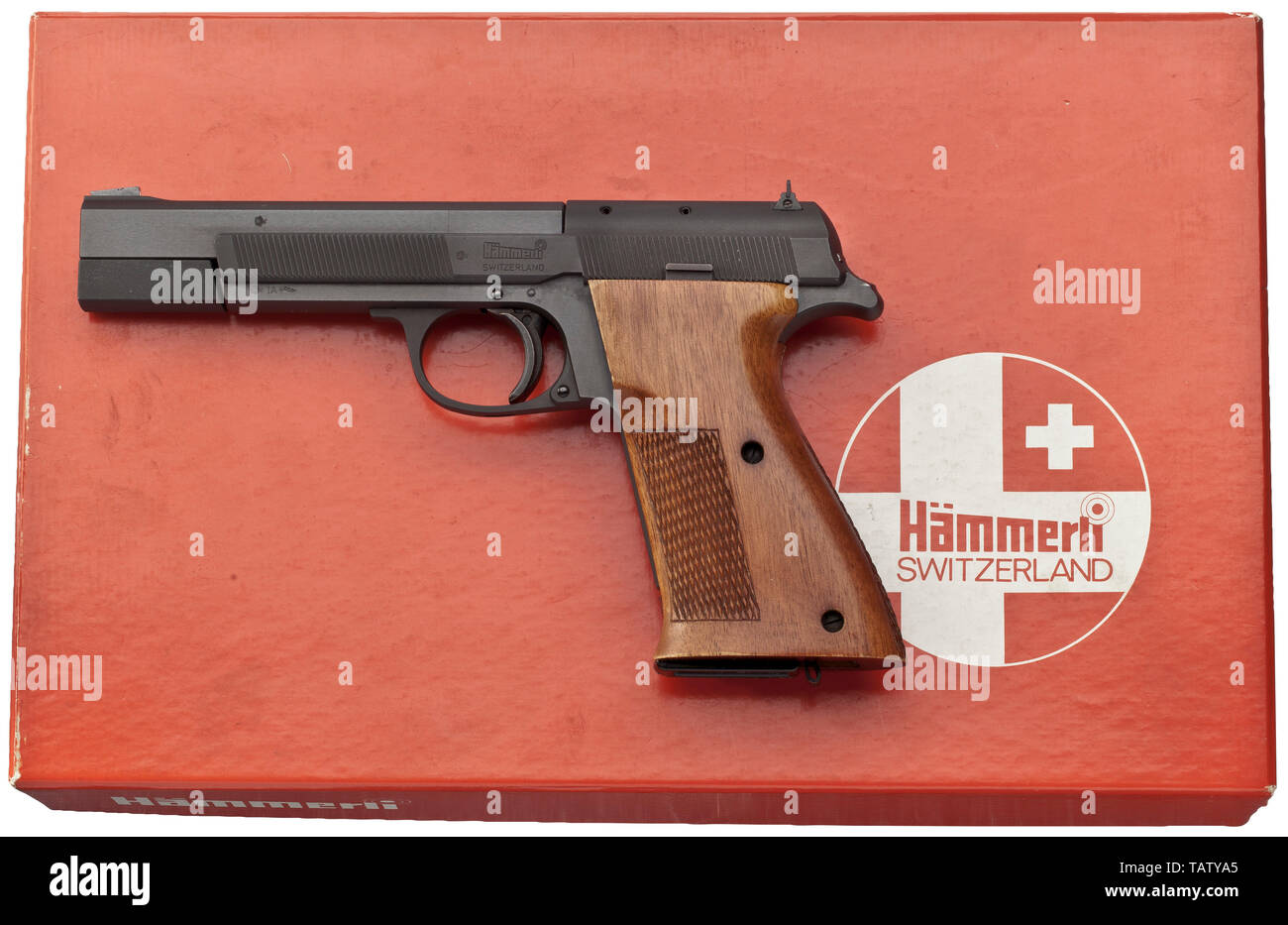 Shooting sports, pistols, Switzerland, Hämmerli 212, caliber .22, Additional-Rights-Clearance-Info-Not-Available Stock Photo