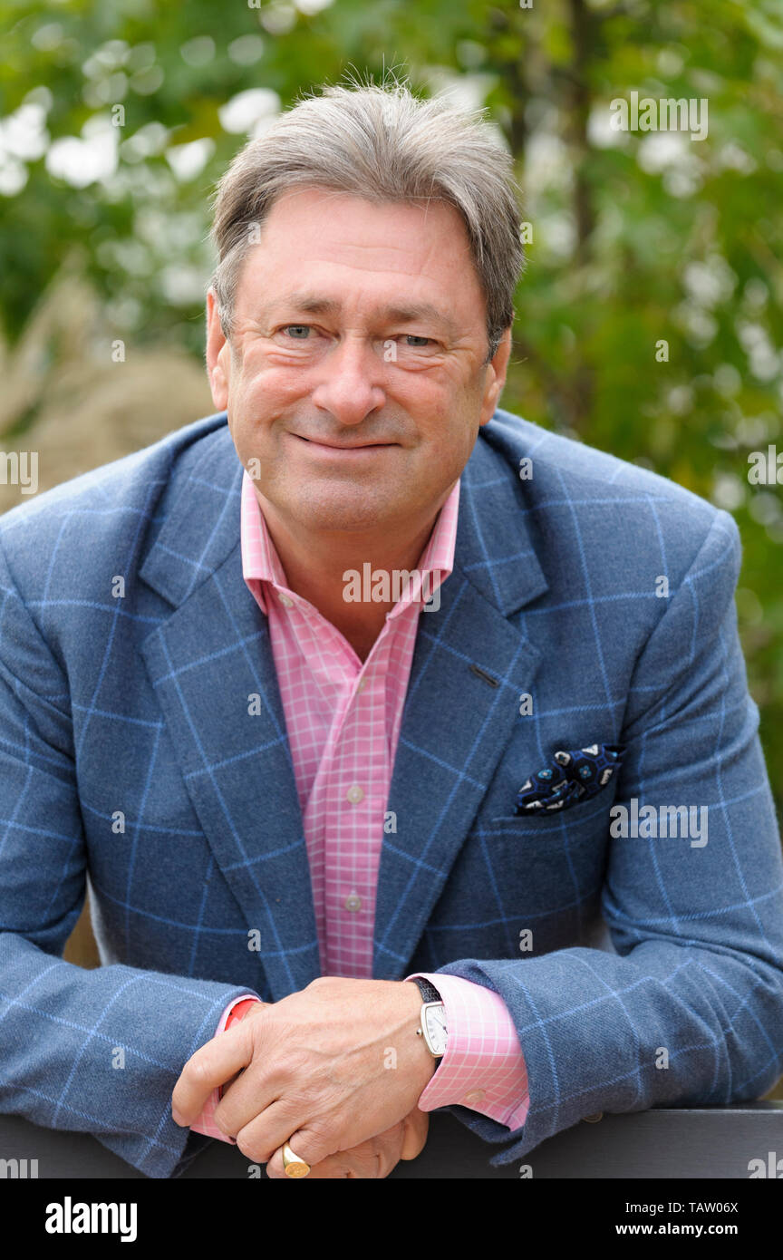 Alan Titchmarsh at the Cheltenham Literature Festival, October 9, 2014 Stock Photo