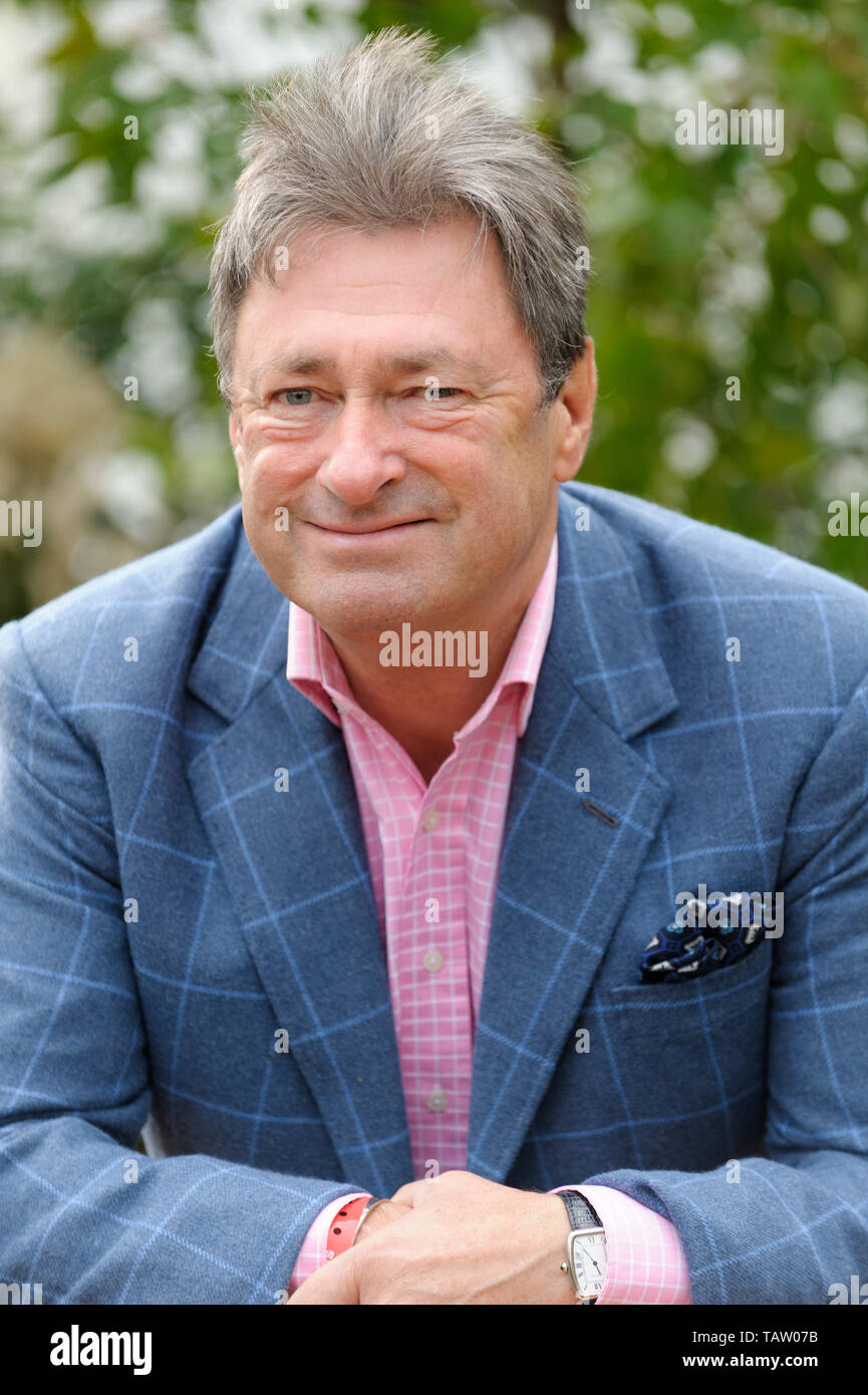 Alan Titchmarsh at the Cheltenham Literature Festival, October 9, 2014 Stock Photo