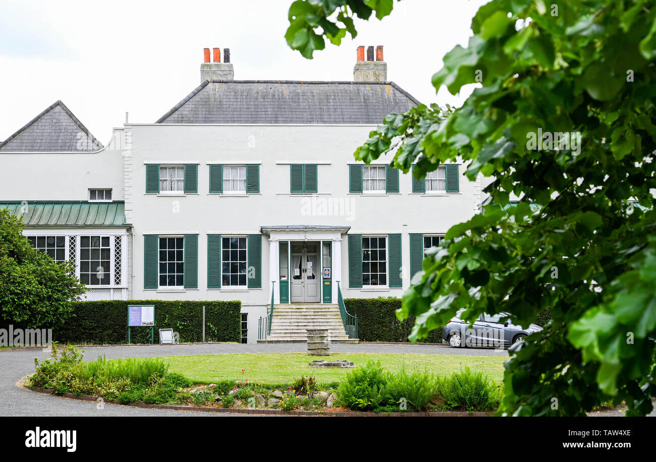 Brighton UK 28th May 2019 Preston Manor historic house in Brighton