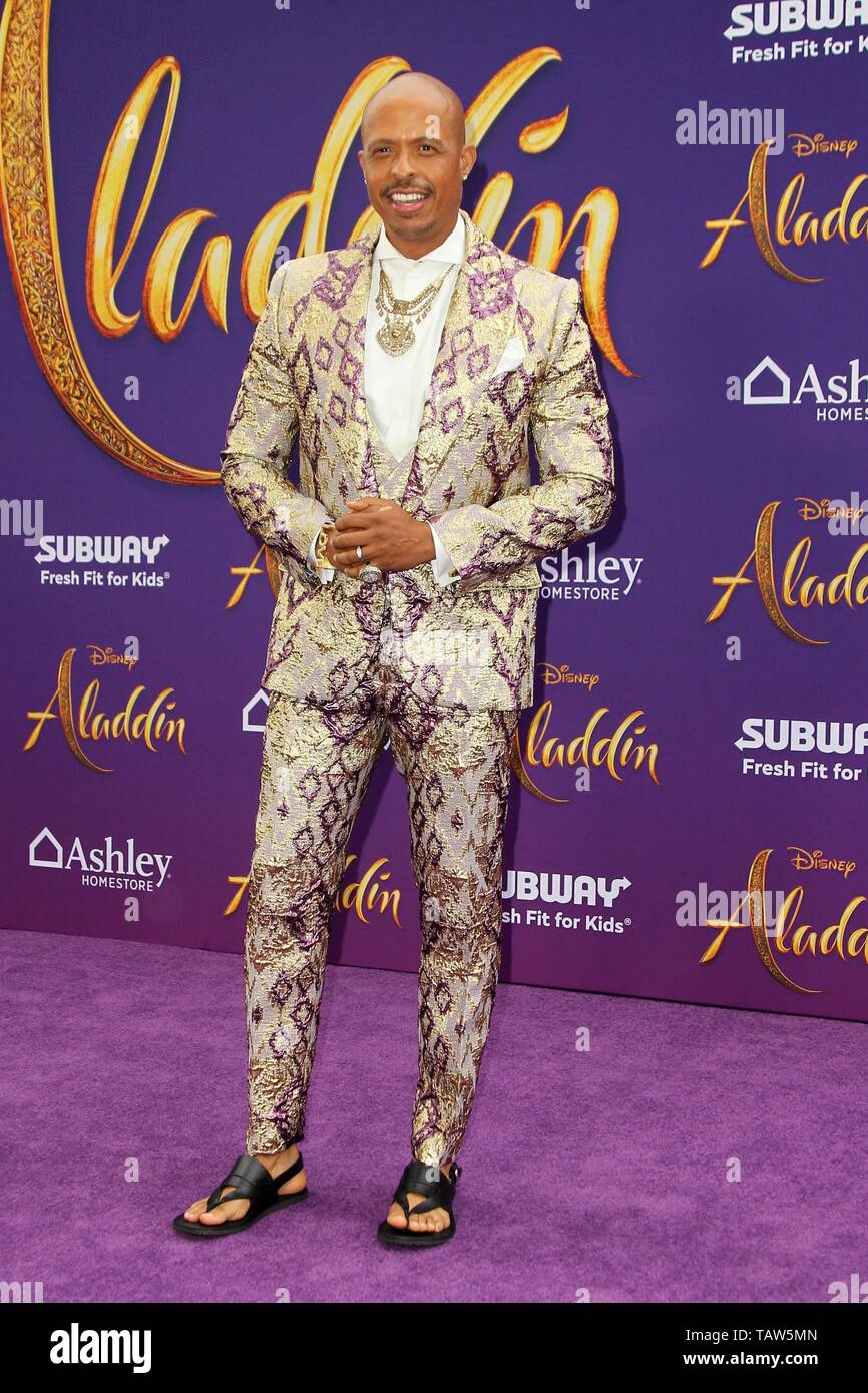 Jamal Sims at arrivals for ALADDIN Premiere, El Capitan Theatre, Los