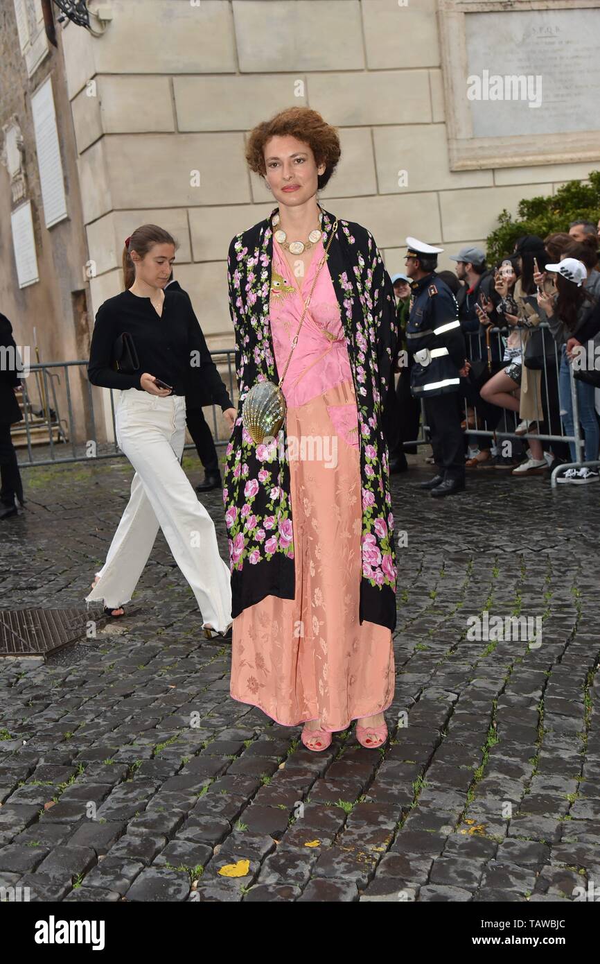Rome, Italy. 28th May, 2019. Rome, Piazza Del Campidoglio Event Gucci  Parade at the Capitoline Museums, In the picture: Ginevra Elkann Credit:  Independent Photo Agency/Alamy Live News Stock Photo - Alamy