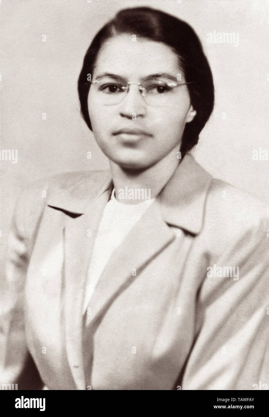 Rosa Parks, c1950. Stock Photo