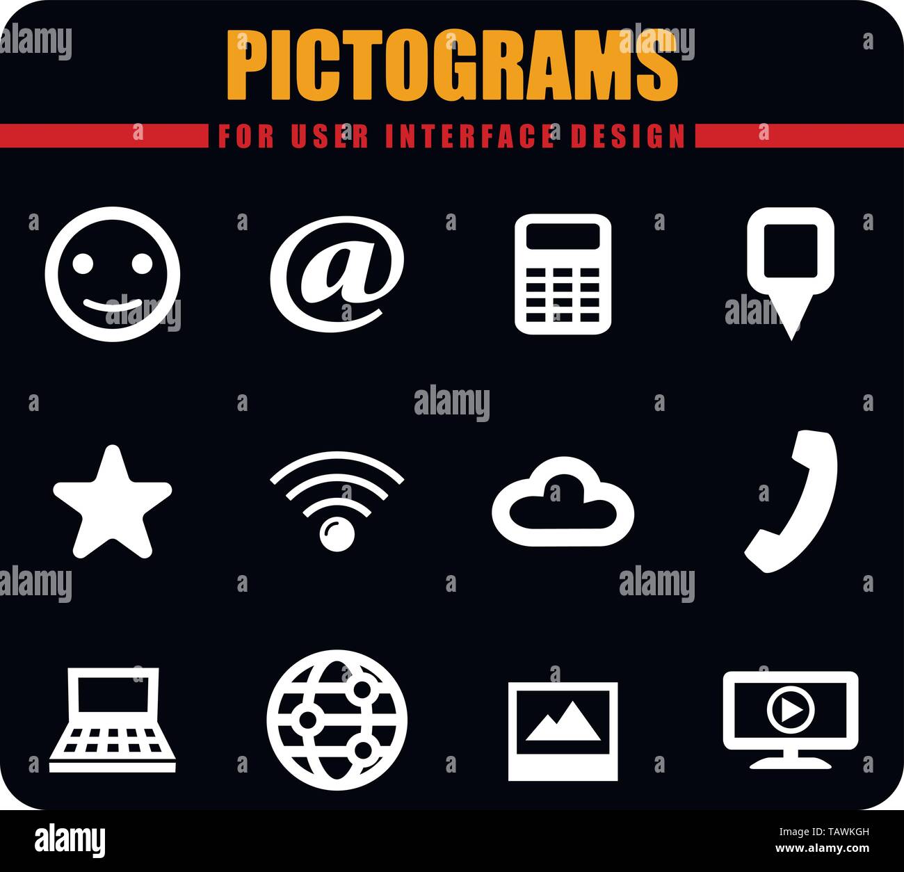 Social media icons set Stock Vector Image & Art - Alamy