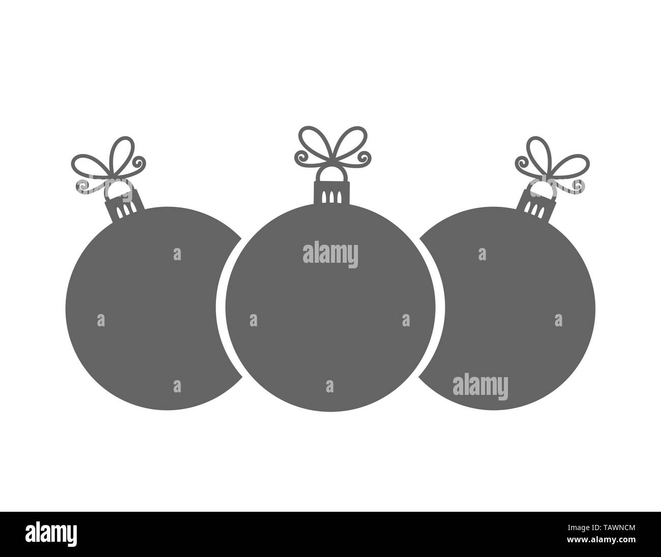 Christmas balls. Vector illustration Stock Vector