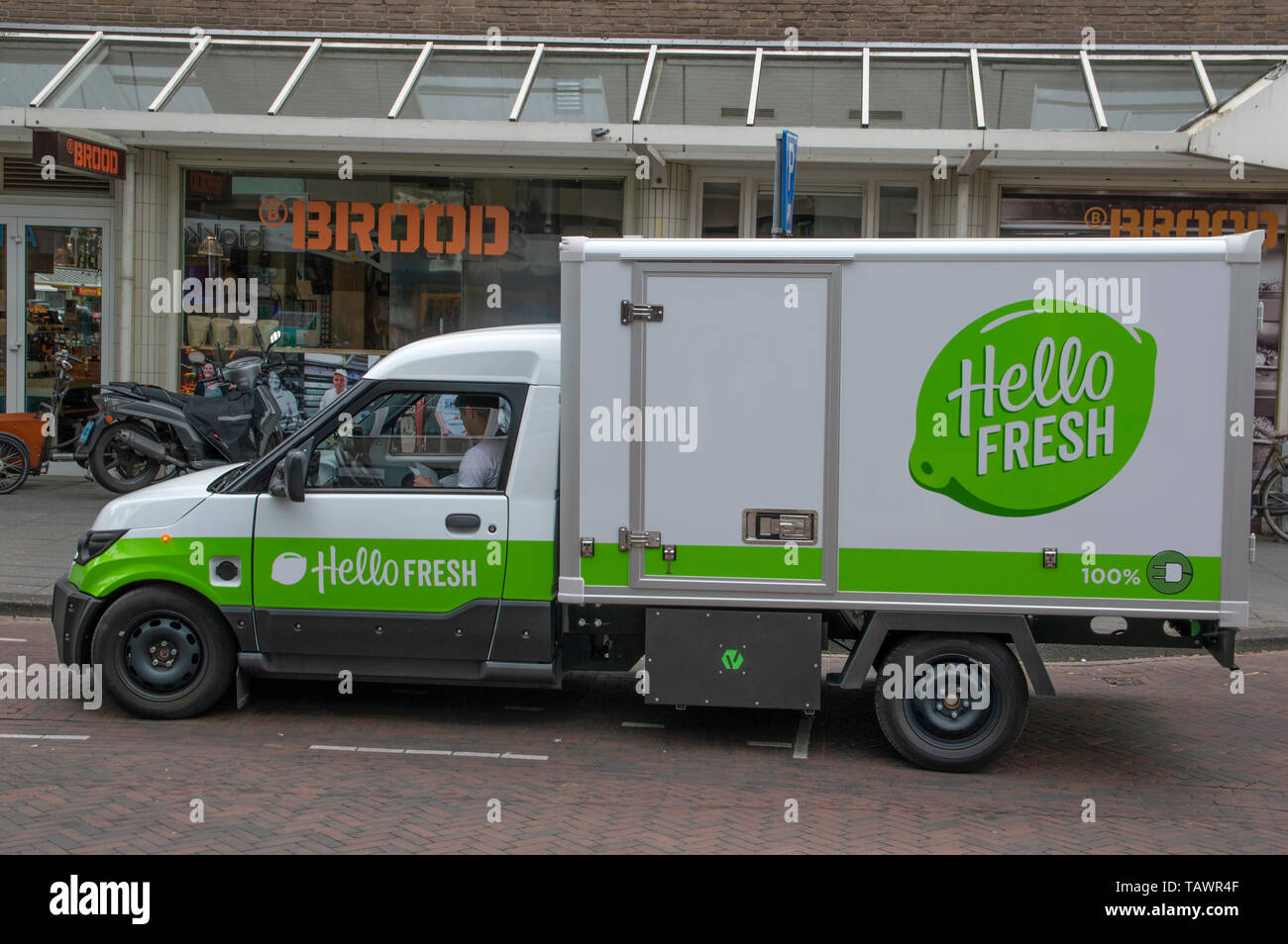 Hello Fresh Company Car At Amsterdam The Netherlands 2019 Stock Photo