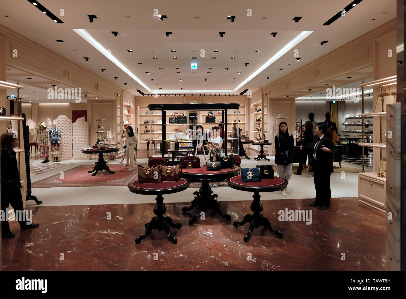 Gucci shop in Taipei 101 shopping mall located within Taipei 101  skycrapper, the Mall gathers the world top brands to create a high-end  shopping experience. Xinyi District, Taipei, Taiwan Stock Photo - Alamy