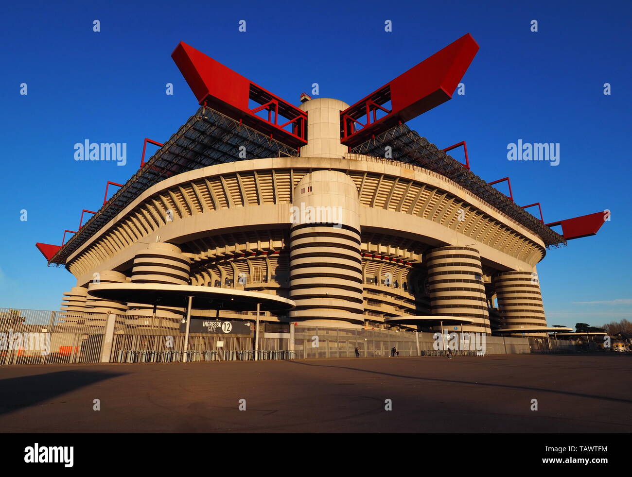 Giuseppe Meazza, San Siro Italian football stadium, Milan, Italy, HD  wallpaper