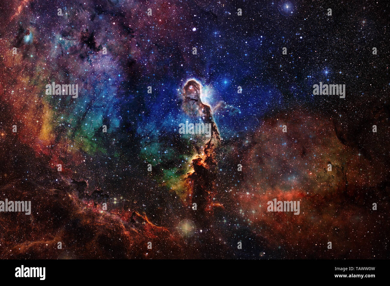 Beauty of outer space. Science fiction wallpaper. Elements of this image  furnished by NASA Stock Photo - Alamy