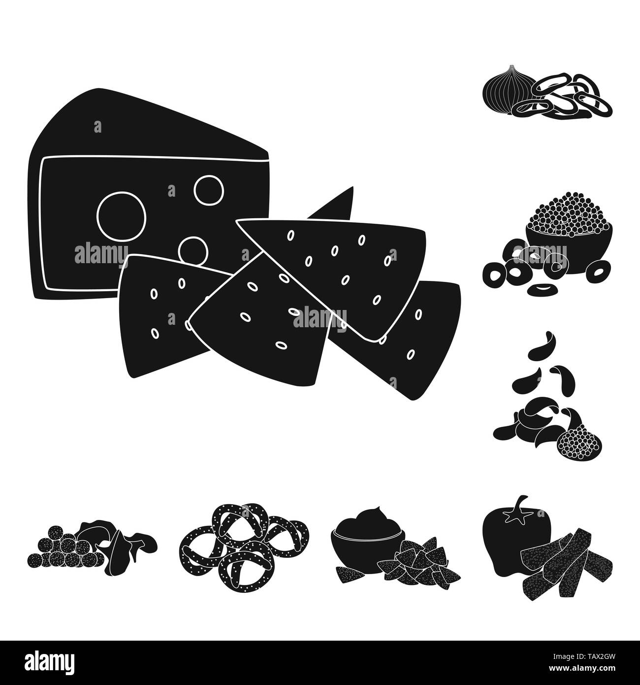 Isolated object of ingredient and organic icon. Set of ingredient and ...
