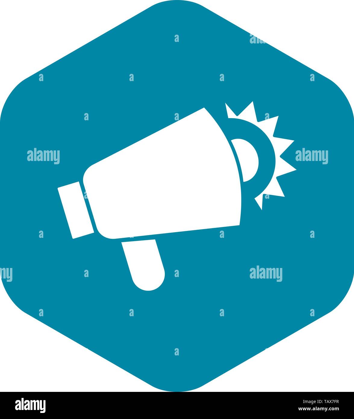 Loud megaphone icon, simple style Stock Vector Image & Art Alamy