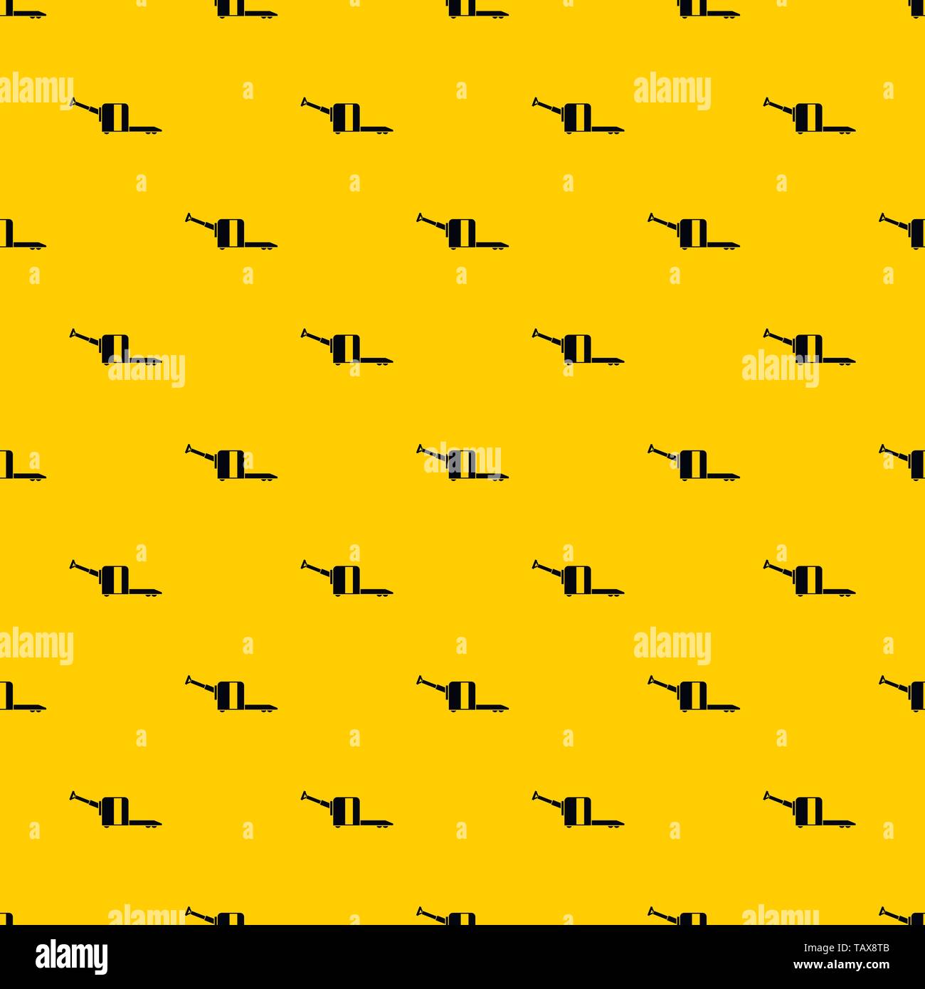 Cart on wheels pattern vector Stock Vector