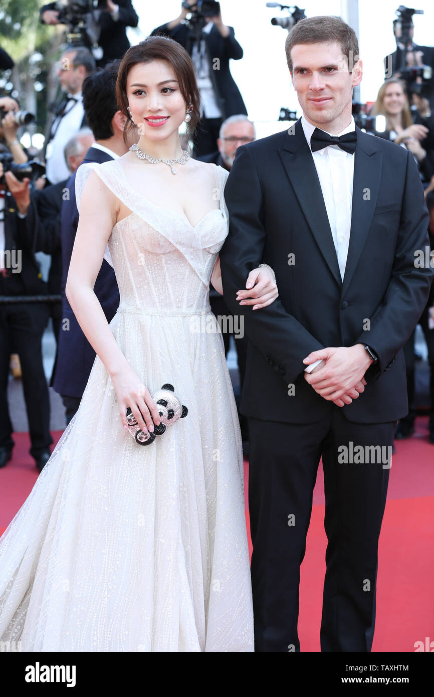 CANNES, FRANCE - MAY 25: Ge Tian and Alexandre Desseigne attend the