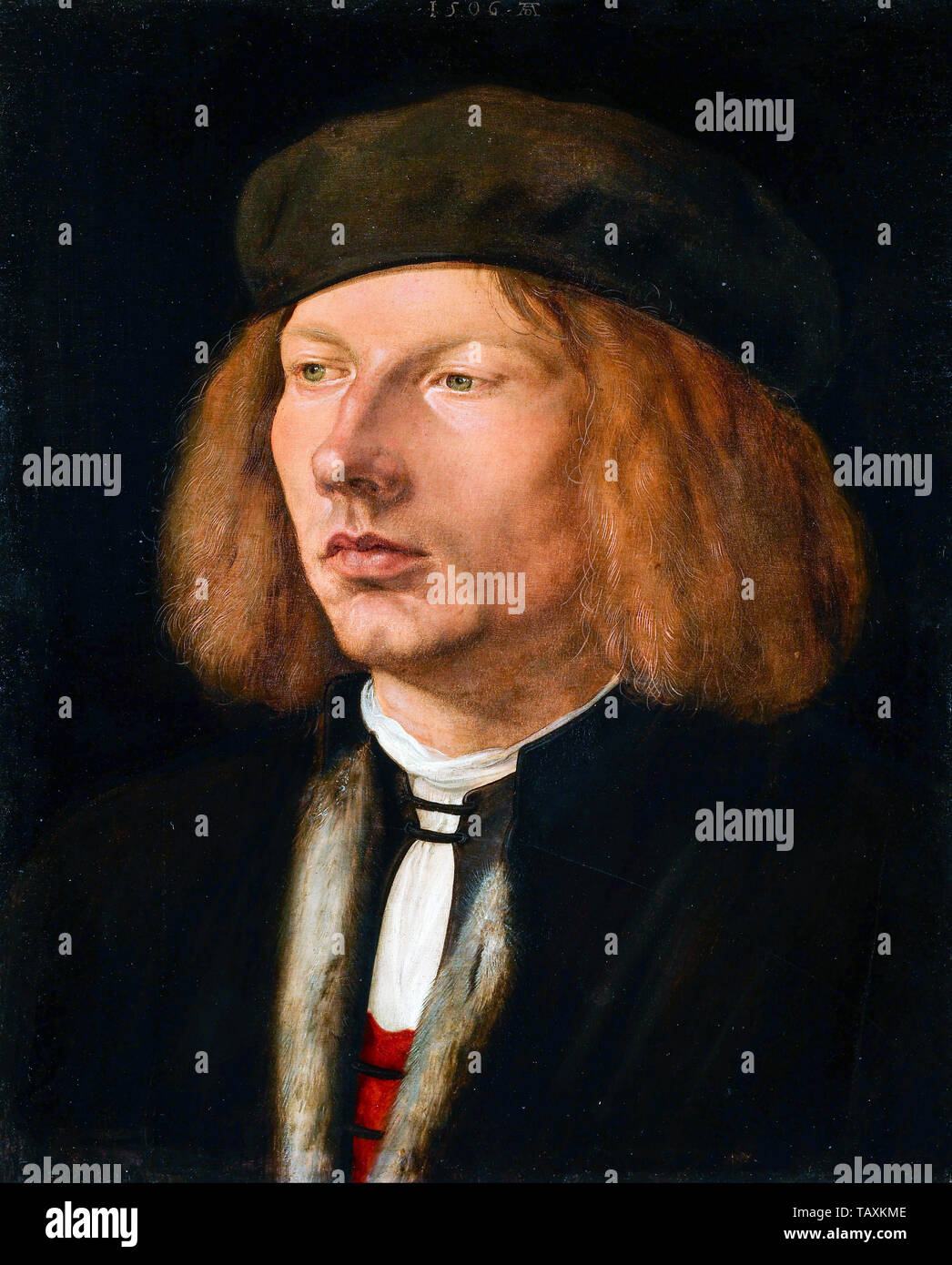 Albrecht Dürer, Burkhard of Speyer, portrait painting, 1506 Stock Photo