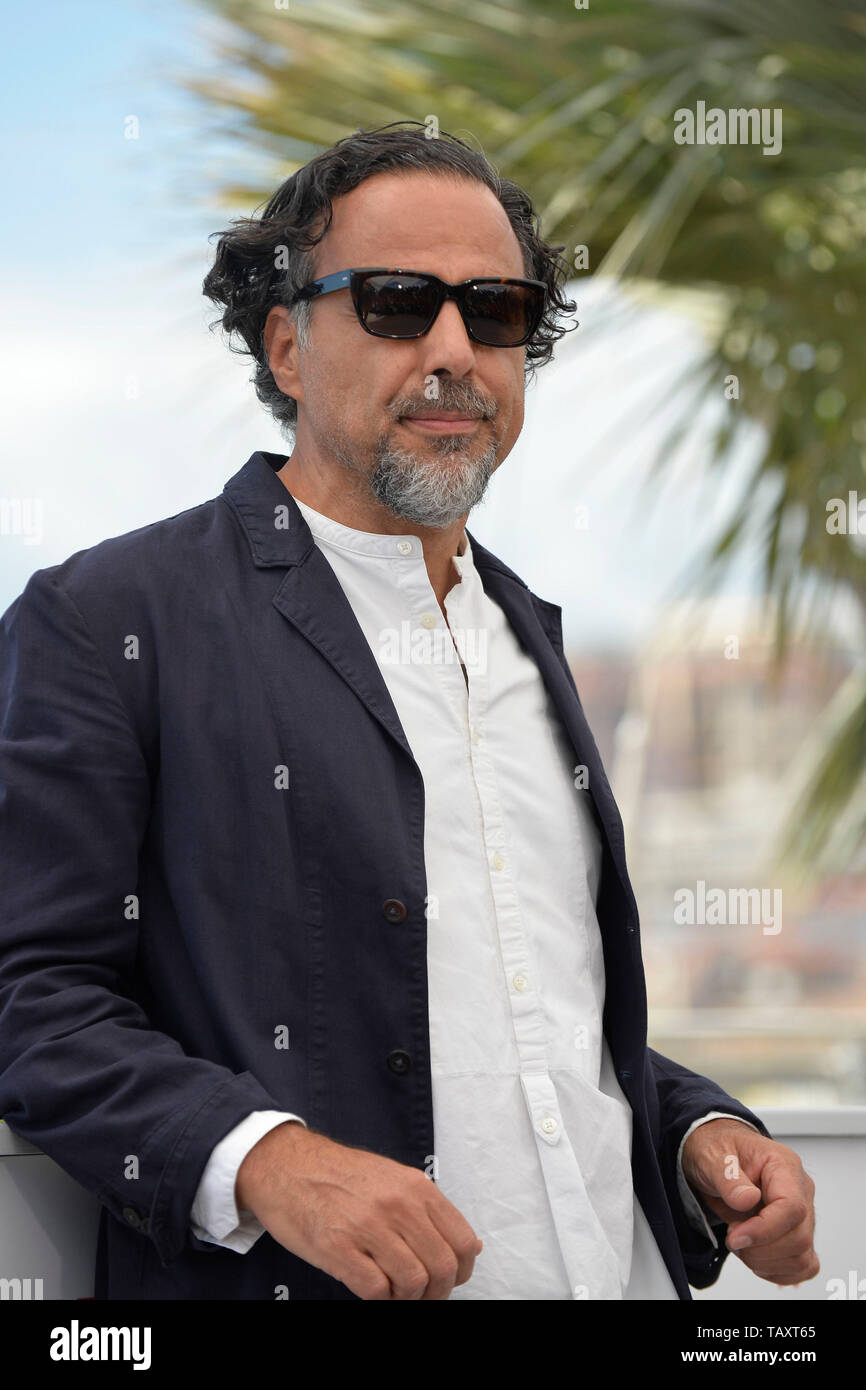72nd edition of the Cannes Film Festival. The official jury members posing during a photocall: Alejandro Gonzalez Inarritu, Jury President, on May 14, Stock Photo