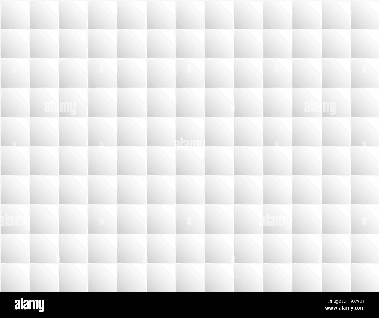 Abstract White Geometric Background Square Block Style