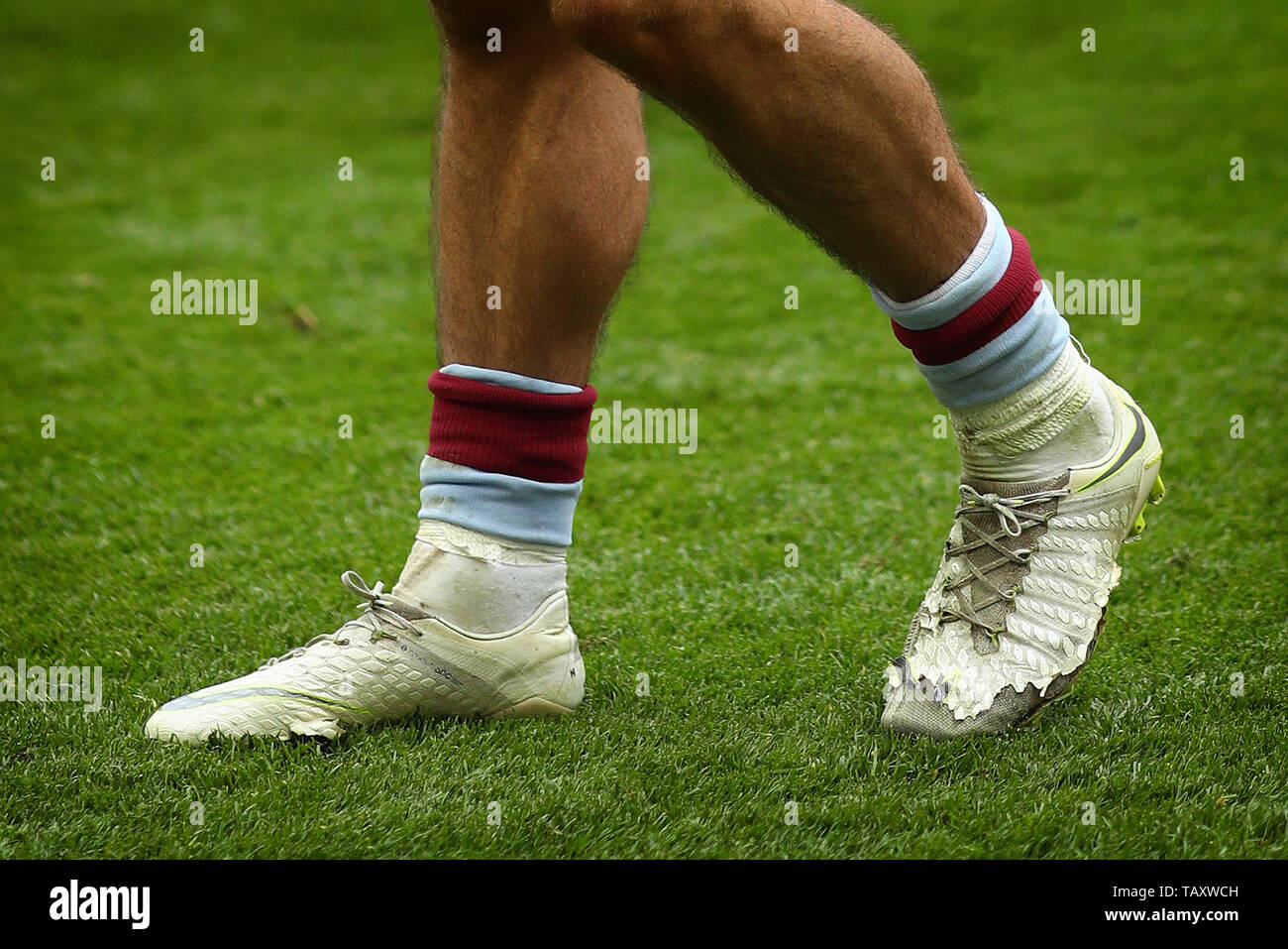 The heavily worn 'lucky boots' of Jack Grealish of Aston Villa - Aston  Villa v Derby County, Sky Bet Championship Play-Off Final, Wembley Stadium,  London - 27th May 2019 Editorial Use Only -