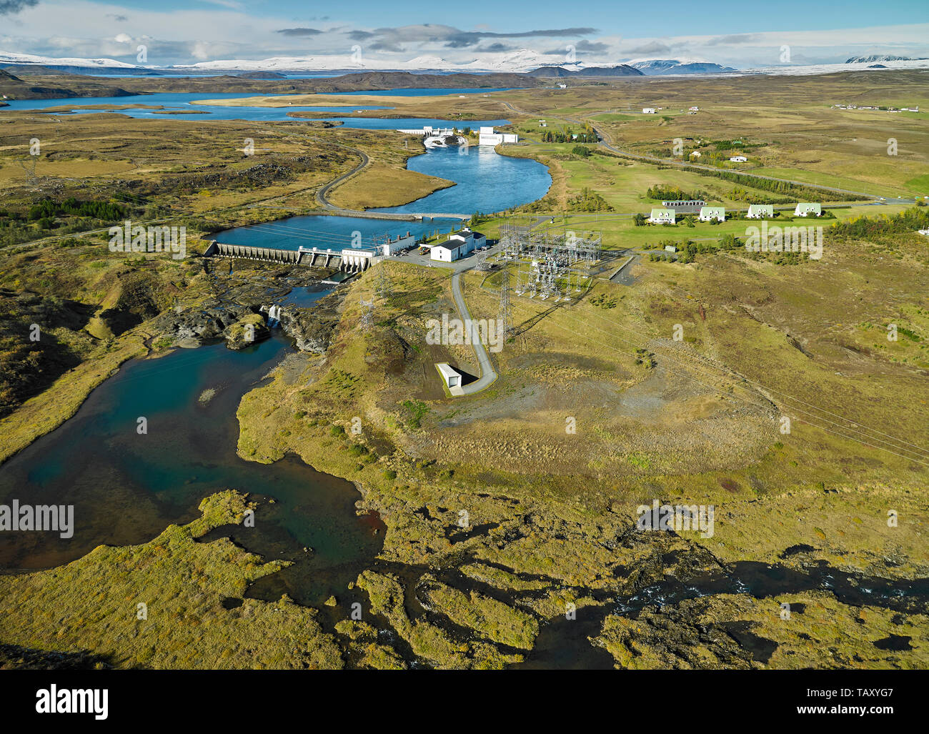 Coastline Sellfoss, South Coast Iceland. This image is shot from a