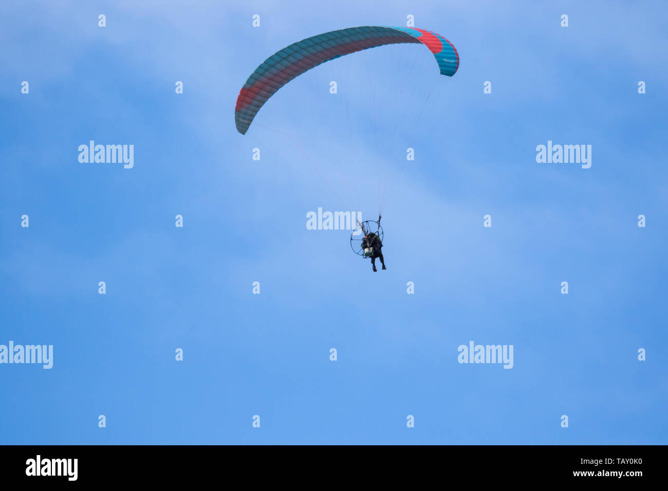 powered parachute flying often abbreviated to a PPC and also called a