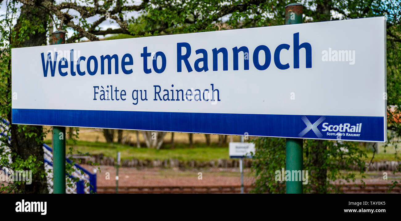 Rannoch Station, Perth and Kinross, Scotland, United Kingdom One of