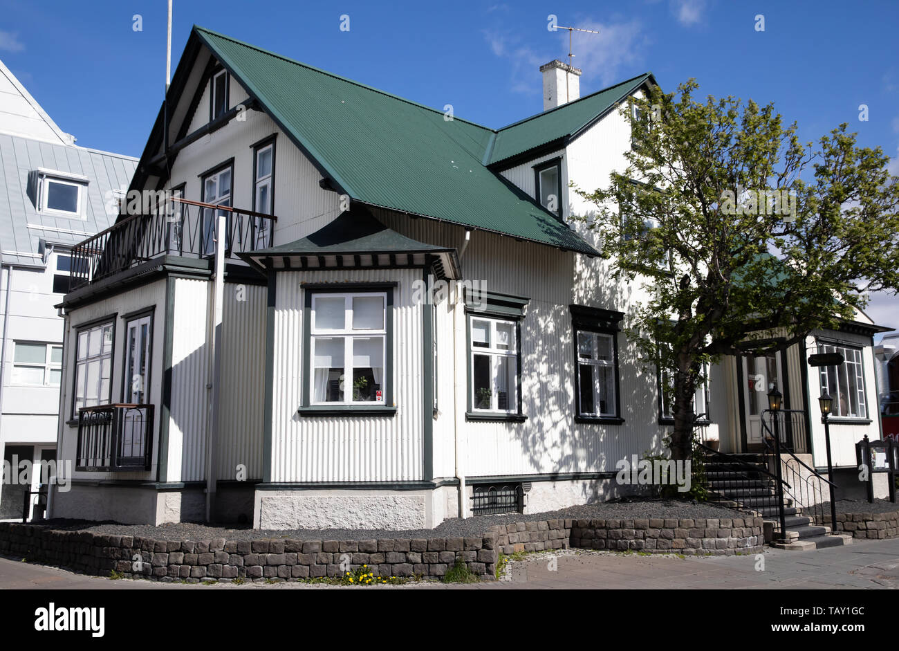 House in Reykjavik, Iceland Stock Photo Alamy