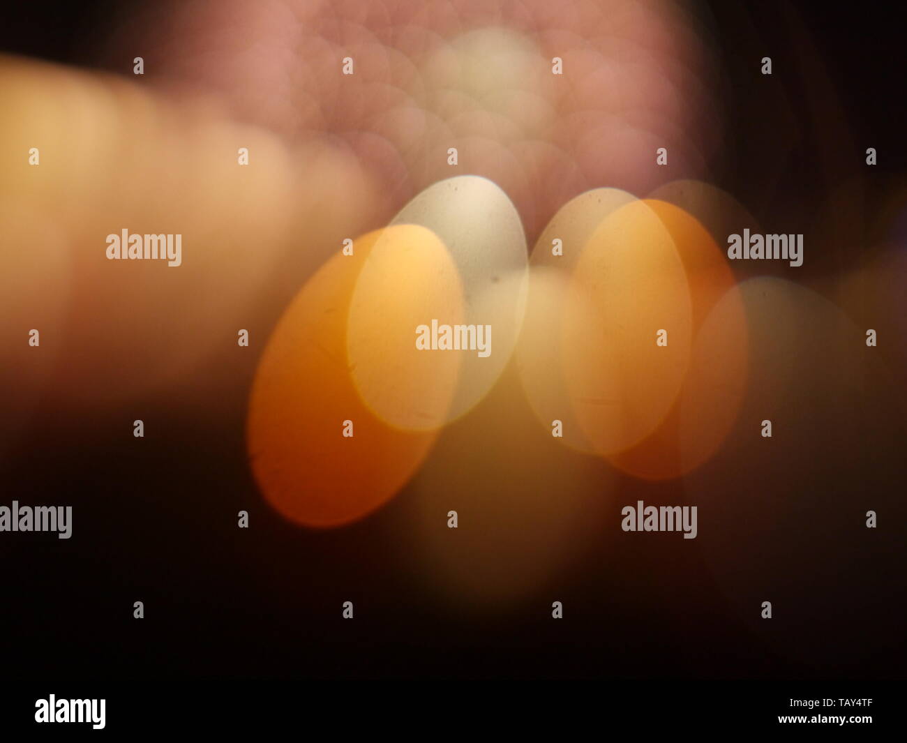 The sound of tubular bells in light form Stock Photo Alamy