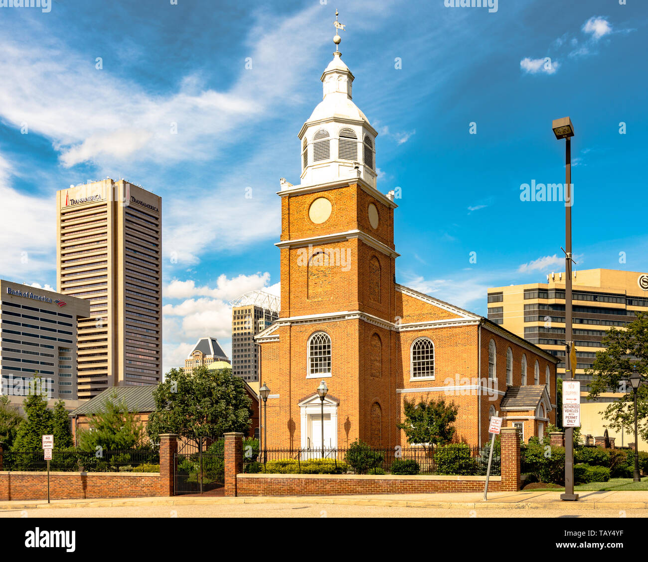 Baltimore, Maryland, USA July 8, 2017 Old Otterbein United Methodist