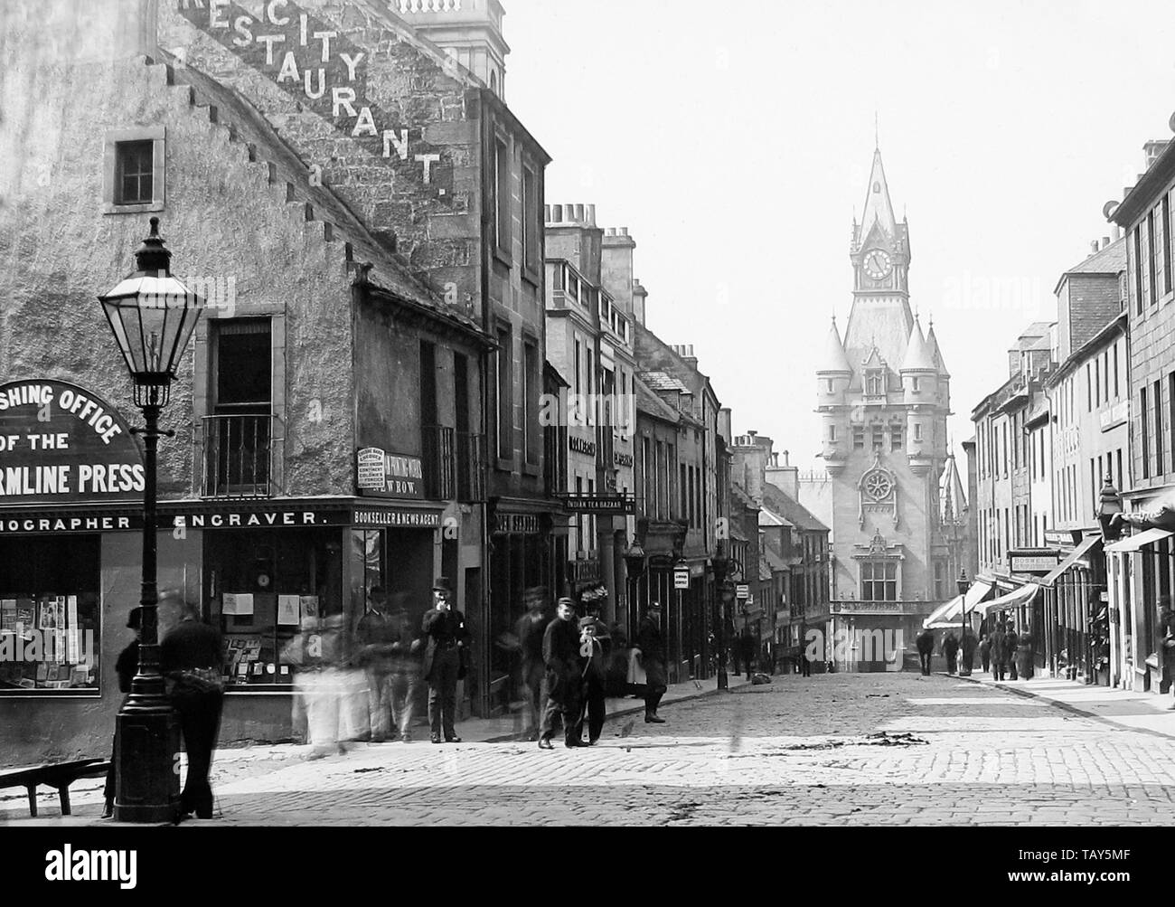 Dunfermline High Street, Scotland Stock Photo Alamy