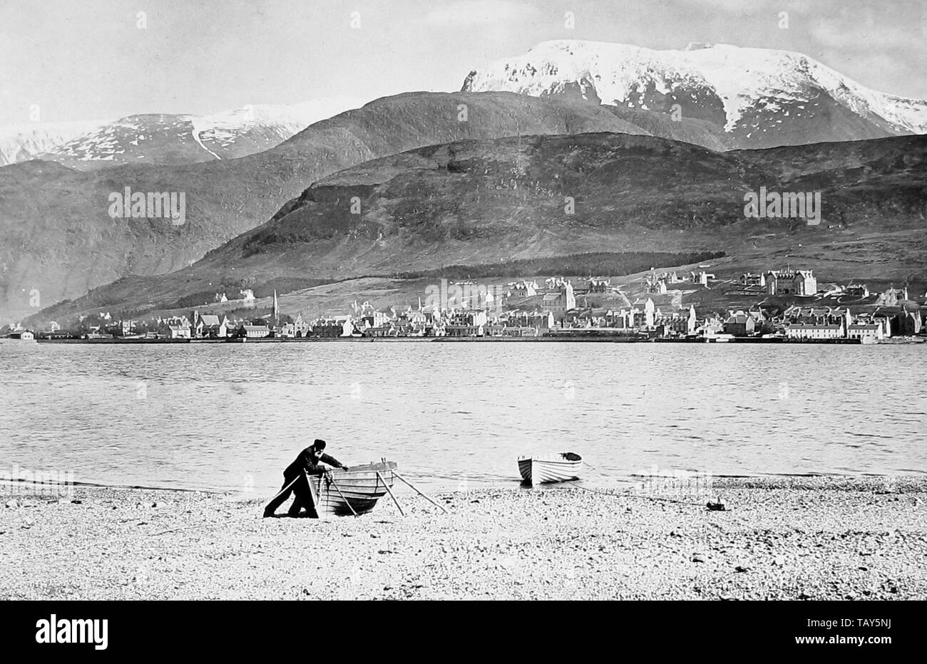 Fort William and Ben Nevis Stock Photo Alamy