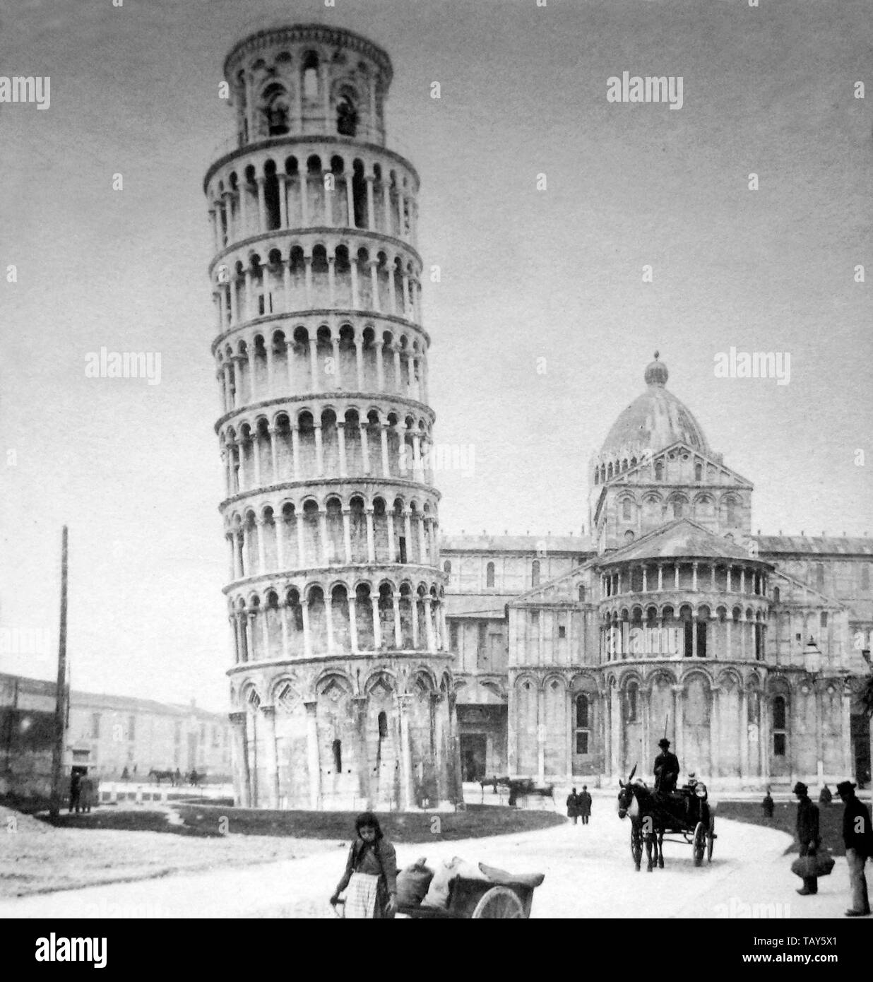 Leaning tower of Pisa, Italy Stock Photo