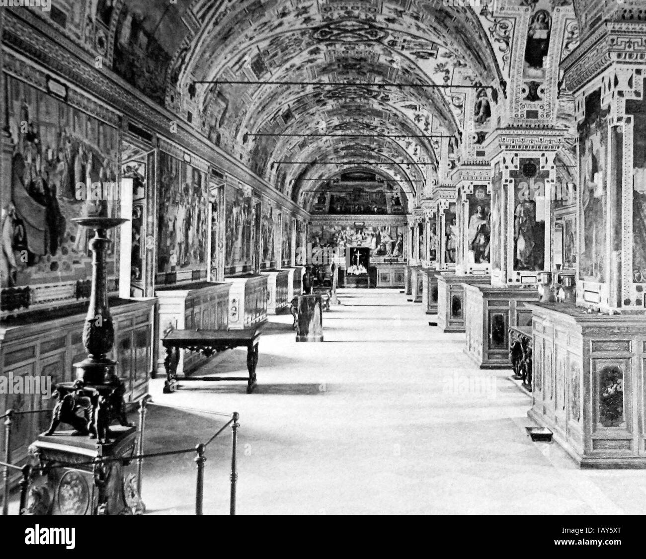Vatican Library, Rome, Italy Stock Photo