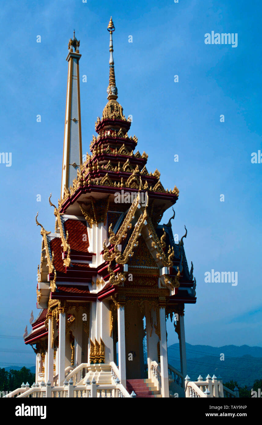 Crematorium,,Wat Phra That Su Thon Mongkhon Khiri,Phrae,Thailand Stock Photo