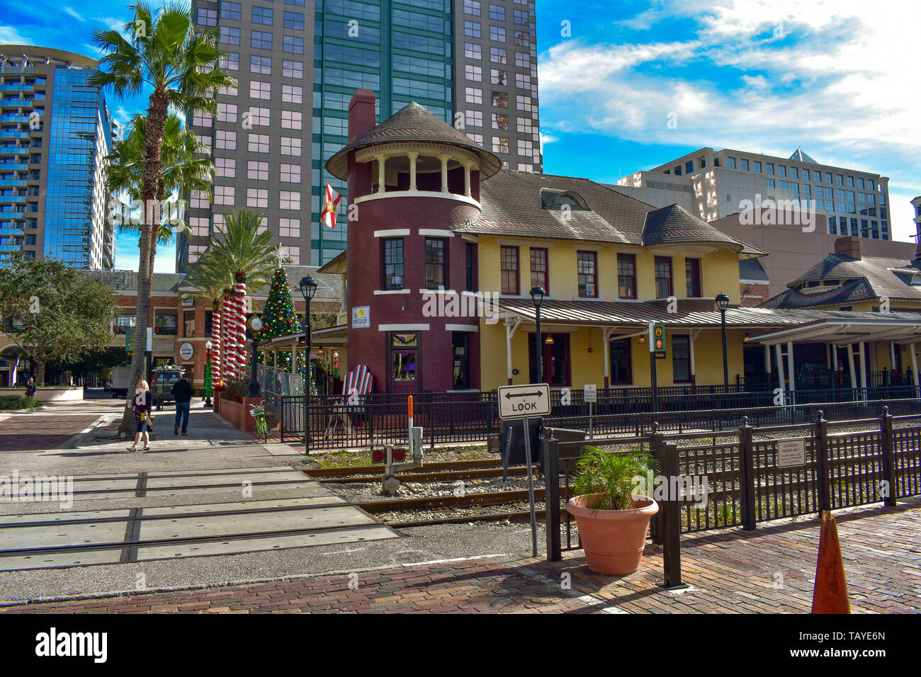 Transportation~Church Street Station~Downtown Orlando FL~Continental  Postcard