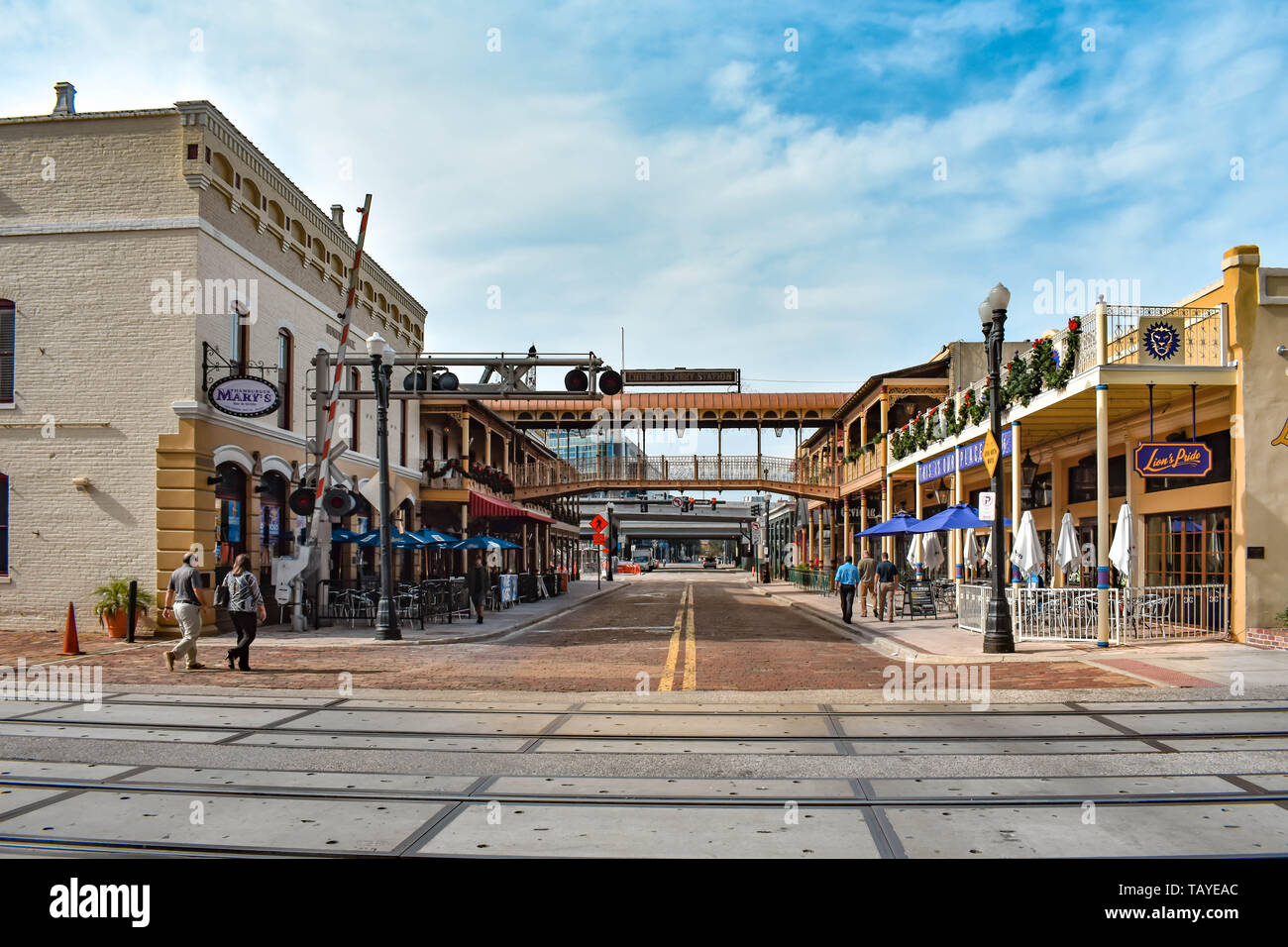 Orlando, Florida . December 24, 2018. Panoramic view of Church Street