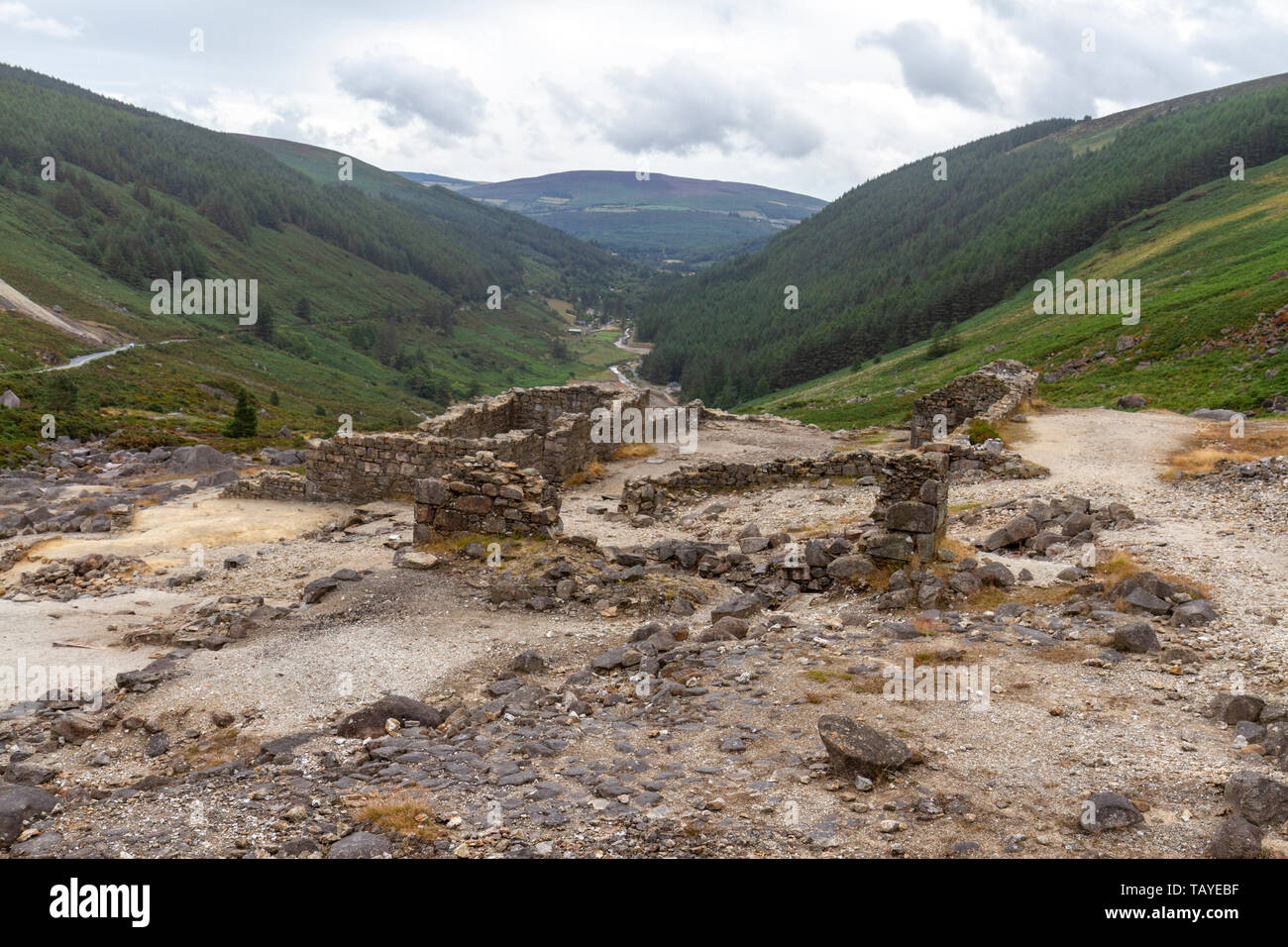 The Glendasan Valley Lead Mines, Co. Wicklow, Eire Stock Photo - Alamy