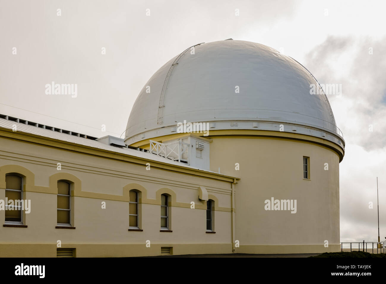 Dome of the original 36-inch refractor telescope at Lick Observatory - Mount Hamilton, San Jose, CA Stock Photo