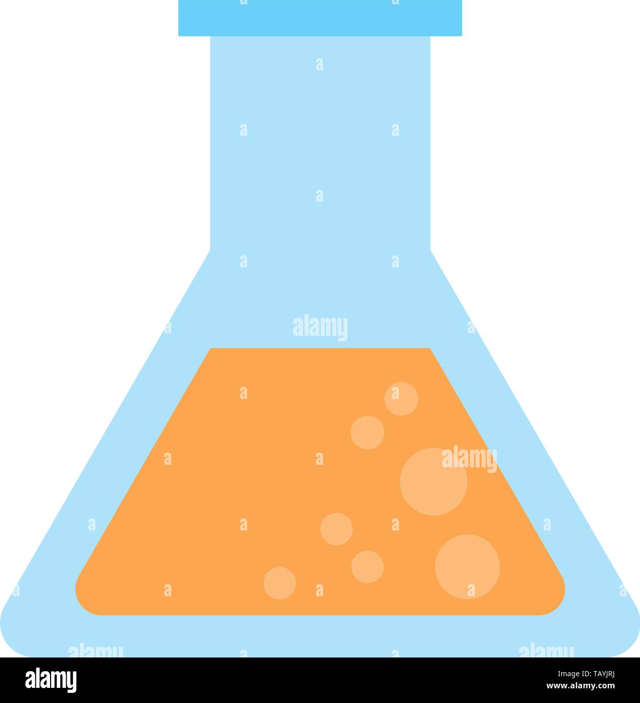 Chemistry flask cartoon isolated Stock Vector Image & Art Alamy