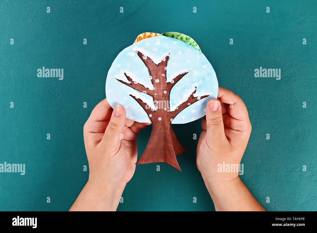 Diy Paper Tree Four Seasons Summer Autumn Winter Spring Tree 4 Diy Paper Tree Four Seasons Summer Autumn Winter Spring Tree 4