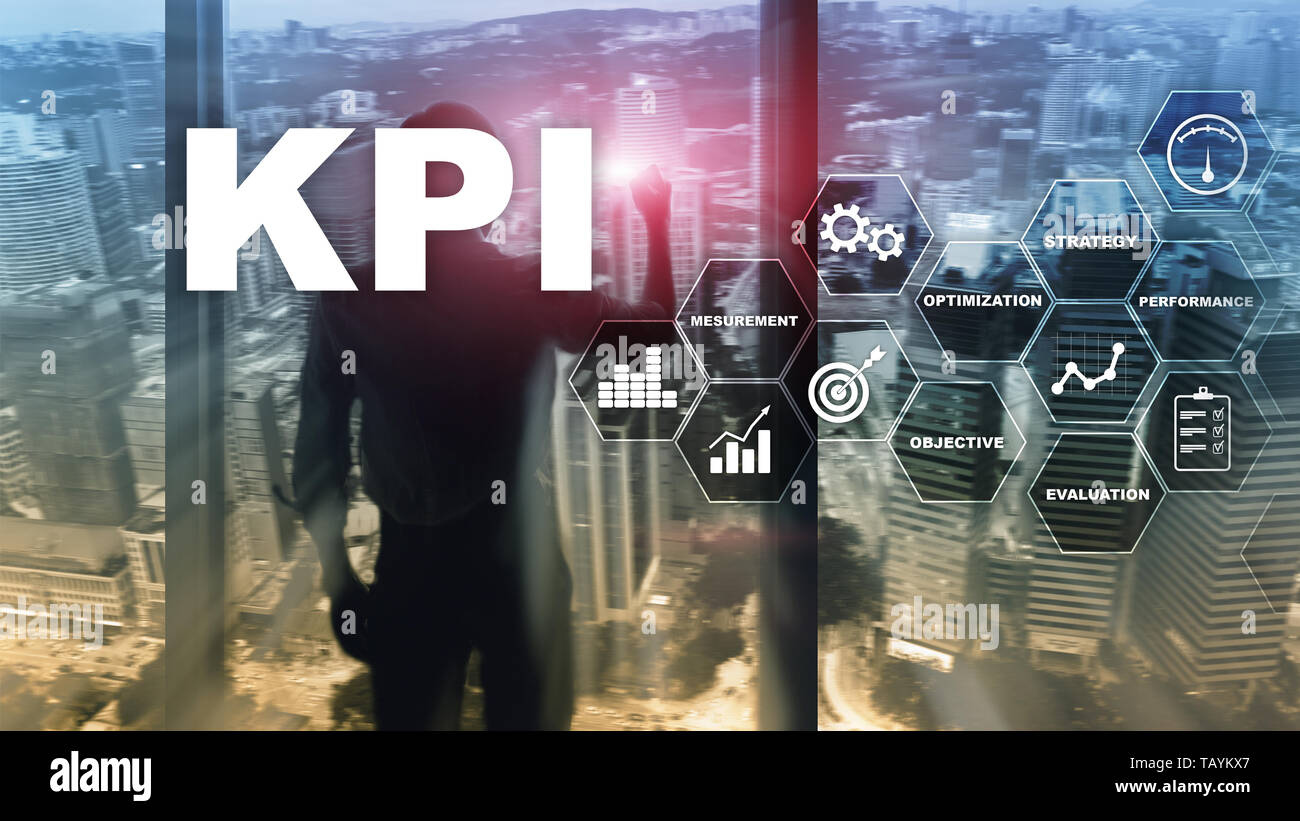 KPI - Key Performance Indicator. Business and technology concept ...