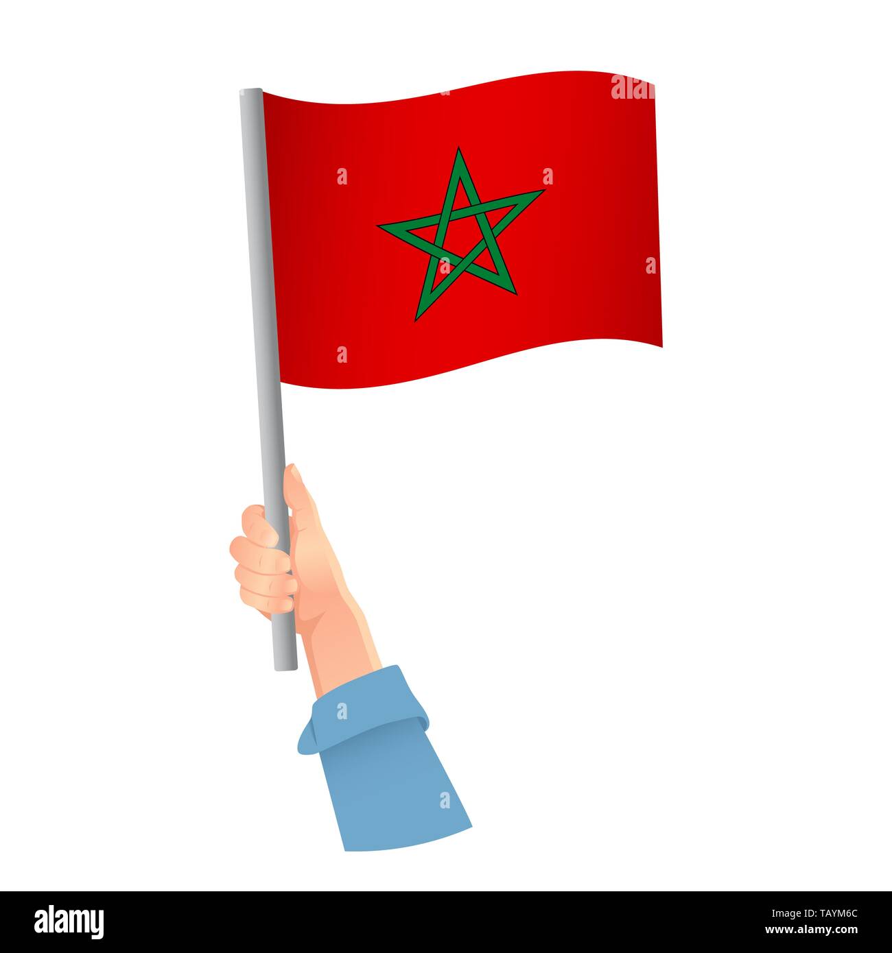 Morocco flag small Cut Out Stock Images & Pictures - Alamy