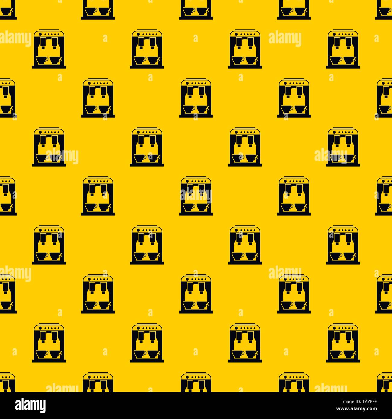Coffee machine pattern vector Stock Vector Image & Art - Alamy