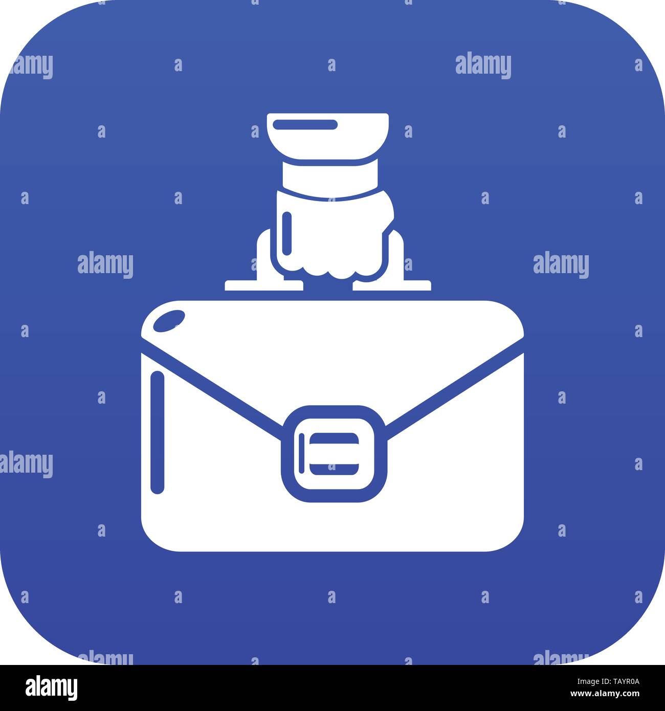 Portfolio icon blue vector Stock Vector Image & Art - Alamy
