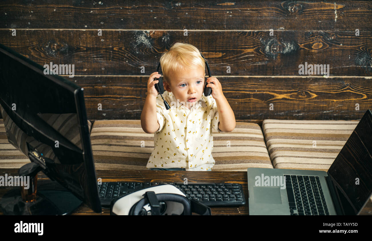 Computer Operator Boy